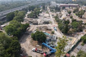 Las tareas de la demolición de Aztlán Parque Urbano concluyen