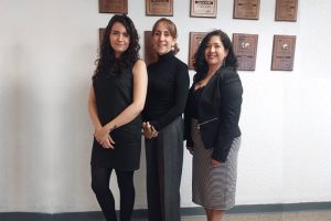 Alejandra Ramírez, Claudia Guevara, Mónica Montaño, ingenieras de Ventas para Cuentas Corporativas en Trane México